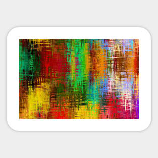 Reflections in multiple colours Sticker